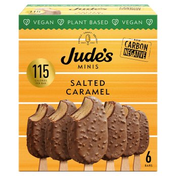 Jude's Mini's - Vegan Salted Caramel 6 x 50ml