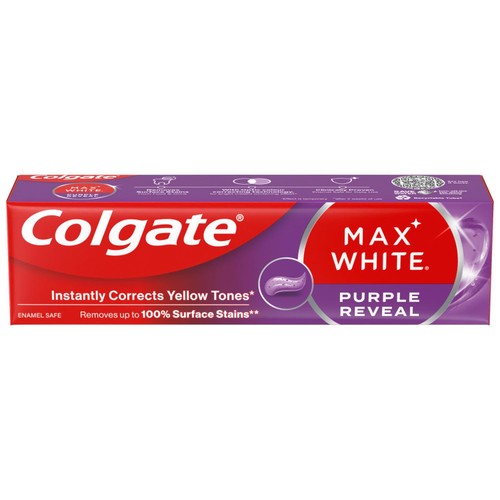 Colgate Toothpaste Max White Purple 12x100ml