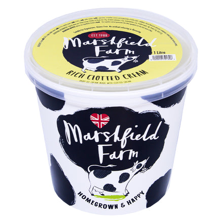 Marshfield Farm Real Dairy Ice Cream Rich Clotted Cream 1l