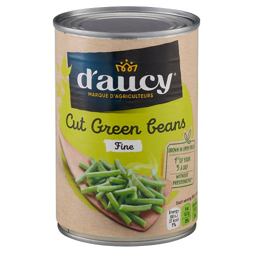 D'Aucy Green Beans Cut - Fine 400g