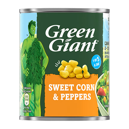Greengnt Giant Sweetcorn With Peppers 198G