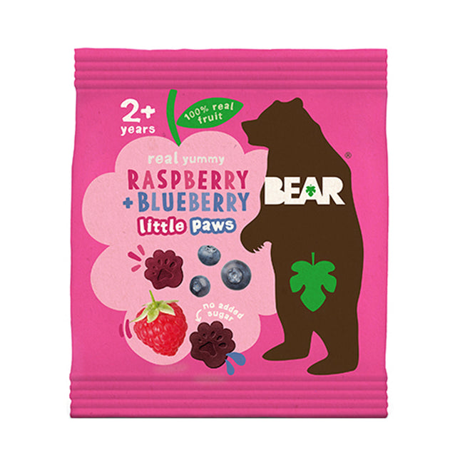 Bear Paws Raspberry & Blueberry 20G