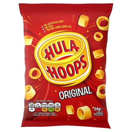 Hula Hoops Original Crisps 34g