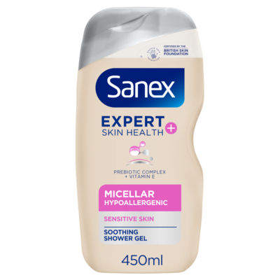 Sanex Shower Gel ESH+ Hypoallergenic 450ml