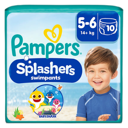 Pampers Splashers Baby Shark Size 5 10s