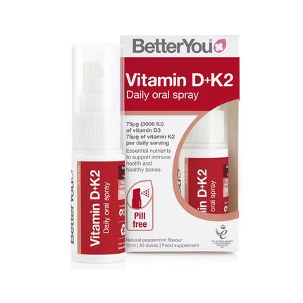 Better You Dlux+ Vit D + K2 Oral Spray 12ml