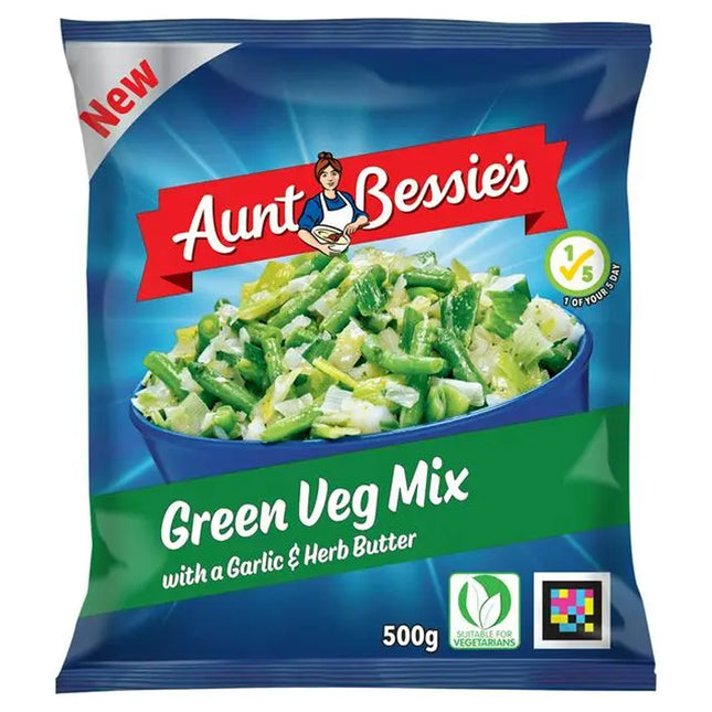 Aunt Bessie's Green Veg Mix 500G