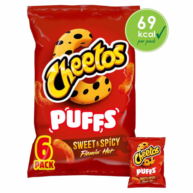 Cheetos Sweet & Spicy Flamin Hot Multipack 6x13g