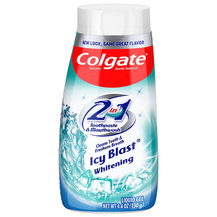 Colgate 2in1 100ml Toothpaste Icy Blast