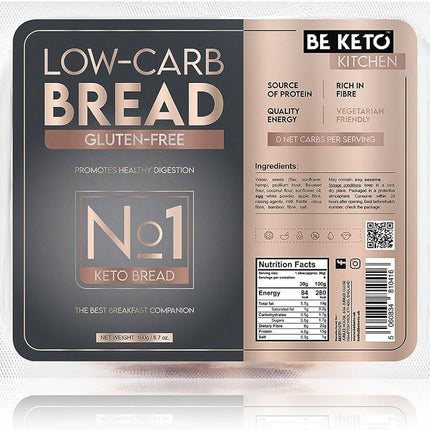 BeKeto No1 KETO Bread 190g