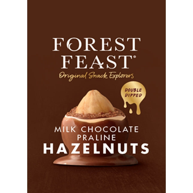 Forest Feast Praline Milk Chocolate Hazelnuts 120g