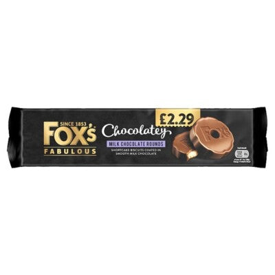 Fox's Chocolatey MC Rounds PMP £2.29 12x130g