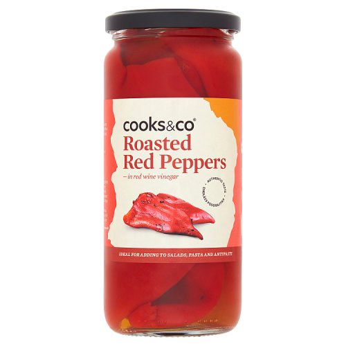 Cooks&Co Roasted Red Peppers 460g