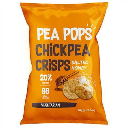 PEA POPS HONEY & SALT 70G