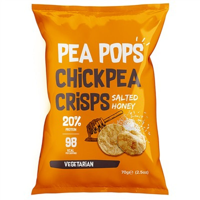 PEA POPS HONEY & SALT 70G