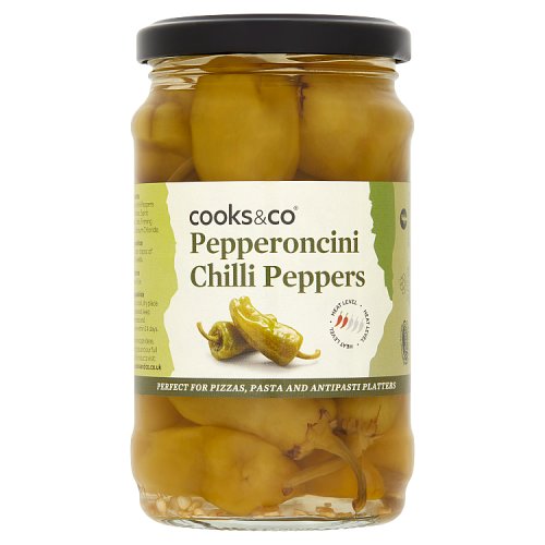 Cooks&Co Green Pepperoncini Peppers 280g