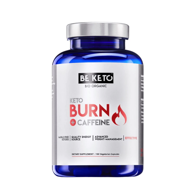 BeKeto Keto Burn + Caffeine 180 Capsules