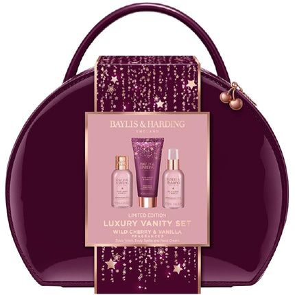 Wild Cherry & Vanilla Luxury Vanity Gift Set 600g