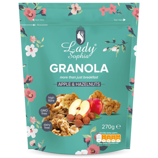 Lady Sophia granola With Apple & Hazelnut 270g