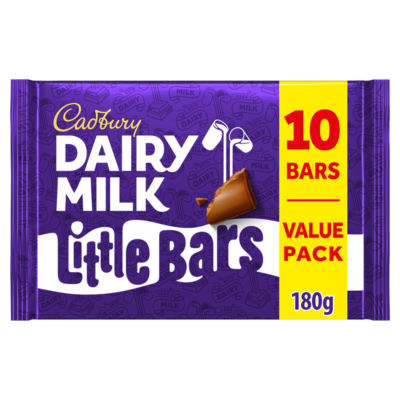 Cadbury Dairy Milk Little Bar 180g 10 Pack
