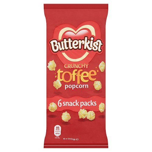 Butterkist Crunchy Toffee Popcorn 6 Pack (120g)