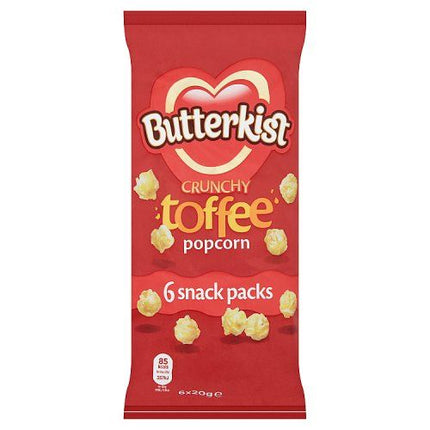 Butterkist Crunchy Toffee Popcorn 6 Pack (120g)