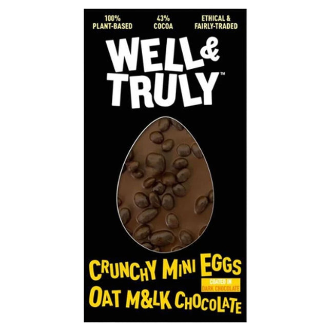Well&Truly Crunchy Mini Eggs Oat Milk Chocolate 90g