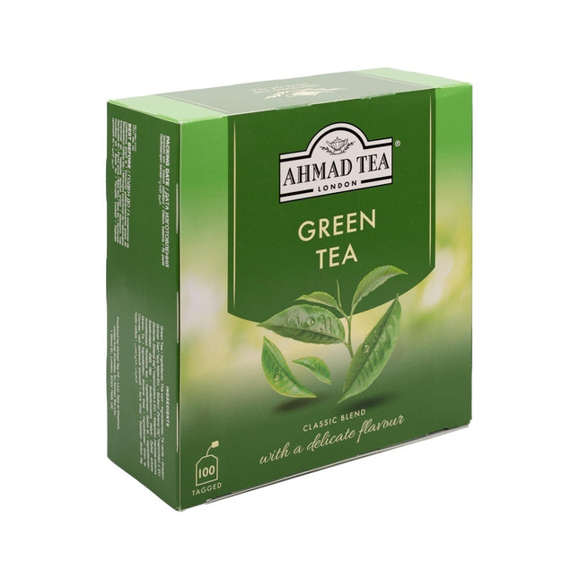 Ahmad Tea Tagged Teabag Green Tea 100x2g