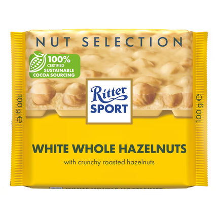 Ritter Sport White Whole Hazelnut 5PK 100g