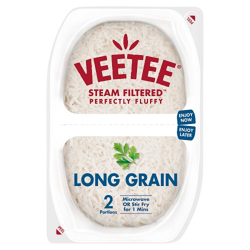 Veetee Long Grain Rice Twin Pot tray