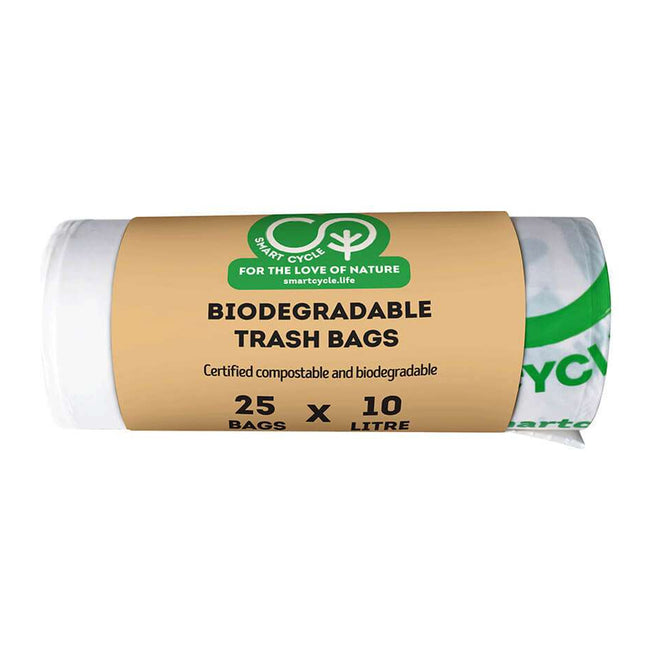Smart Cycle Biodegradable Compostable Bags 10L - 25 Pcs 190G