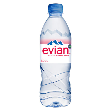 Evian Still Natural Mineral Water 500ml