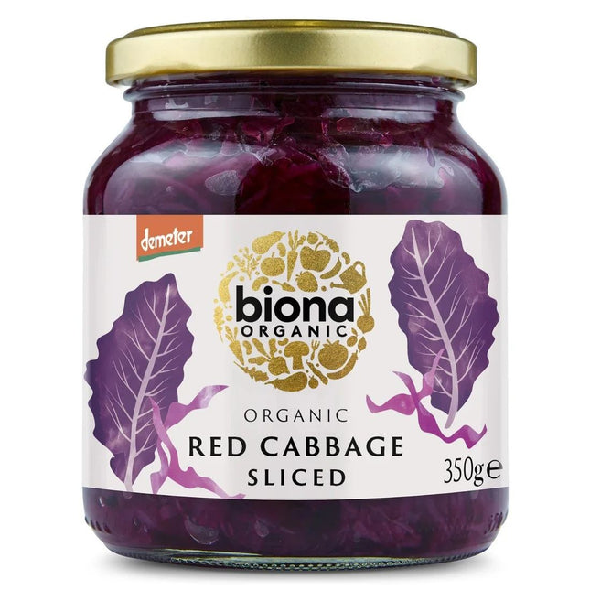 Biona Organic Red Cabbage / Demeter In Glass Jars 350g