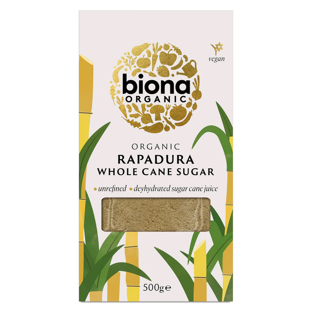 Biona Organic Rapadura/Sucanat Wholecane Sugar 500g