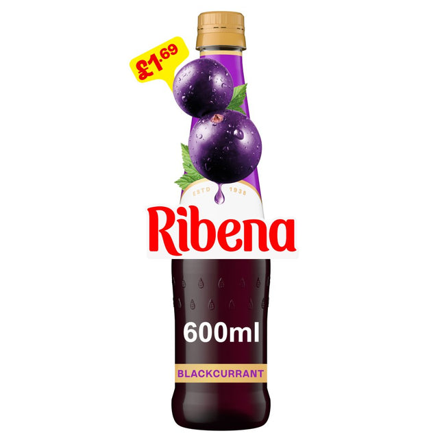 Ribena Concentrate Blackcurrant PET £1.69 600ml