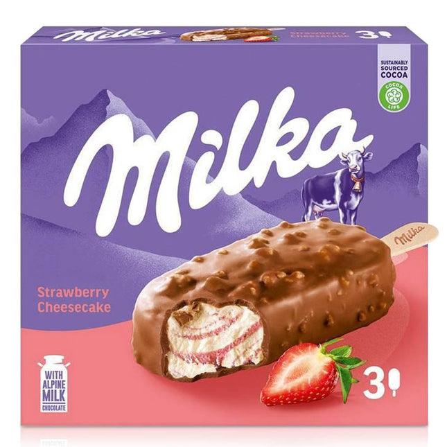 Milka Stieleis Strawberry Cheesecake 3er 270ml