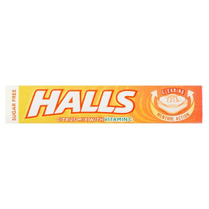 Halls Citrus Sugar Free 32g