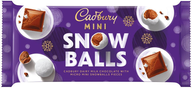 Cadbury Mini Snowballs Bar 110G