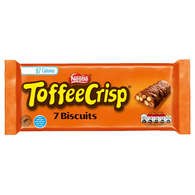 Toffee Crisp Biscuit Multipack 18.7g x 7
