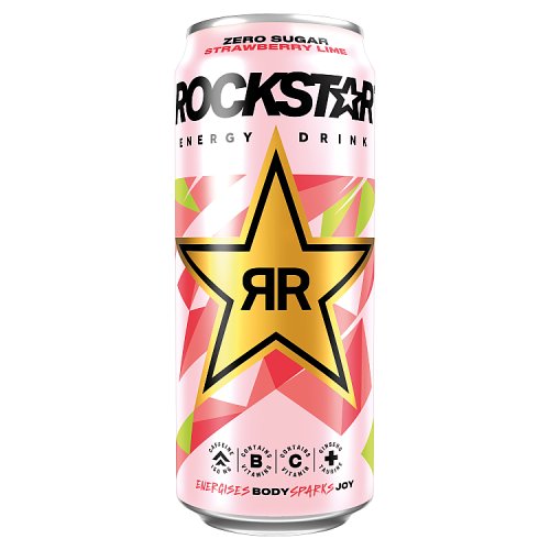 Rockstar Refresh Lime Can 500ml