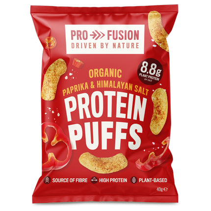 Profusion Protein Puffs Paprika & Himalayan Salt Organic 40g