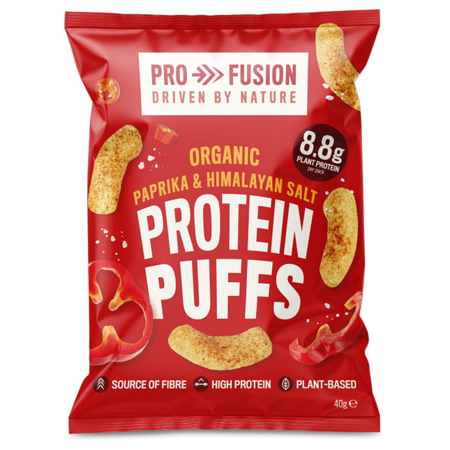 Profusion Protein Puffs Paprika & Himalayan Salt Organic 40g