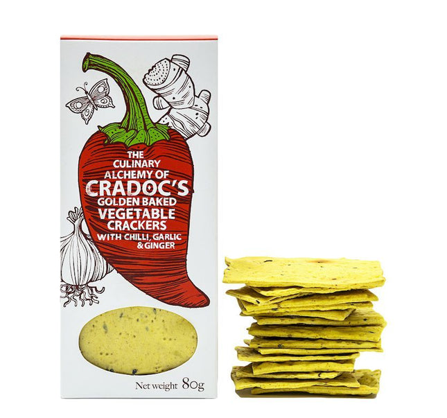 Cradocs Chilli, Ginger and Garlic Cracker 80g
