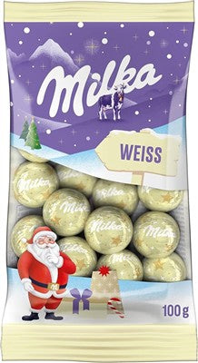 Milka Christmas Baubles White 81G