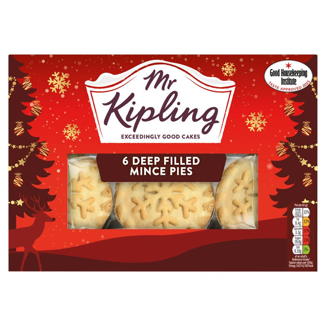 Mr Kipling Mince Pies 6 Pack