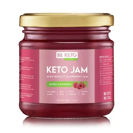 BeKeto Keto Jam Super Raspberry 200g