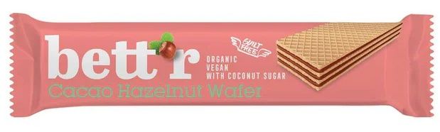 Bett'r Cocoa Hazelnut Wafer 30g