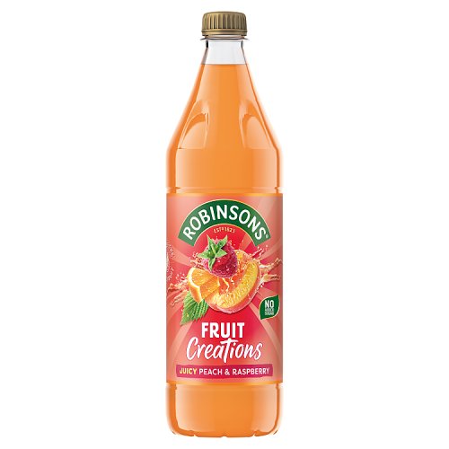 Robinsons Creations Peach & Raspberry PET 1L