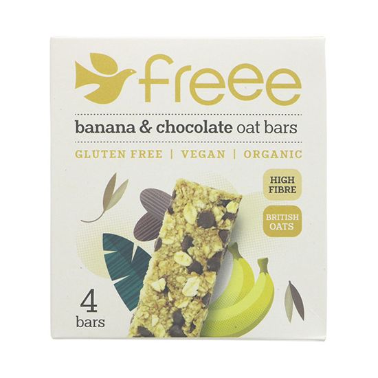 Freee Organic Banana & Chocolate Oat Bar Multipack 4 x 35g