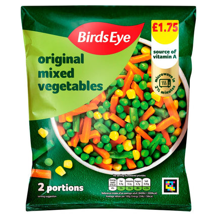 Birds Eye Mixed Veg PMP £1.75 340G